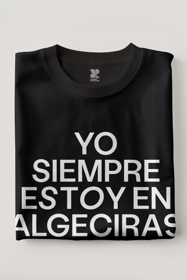 CAMISETA OVERSIZE ALGECIRAS NEGRA