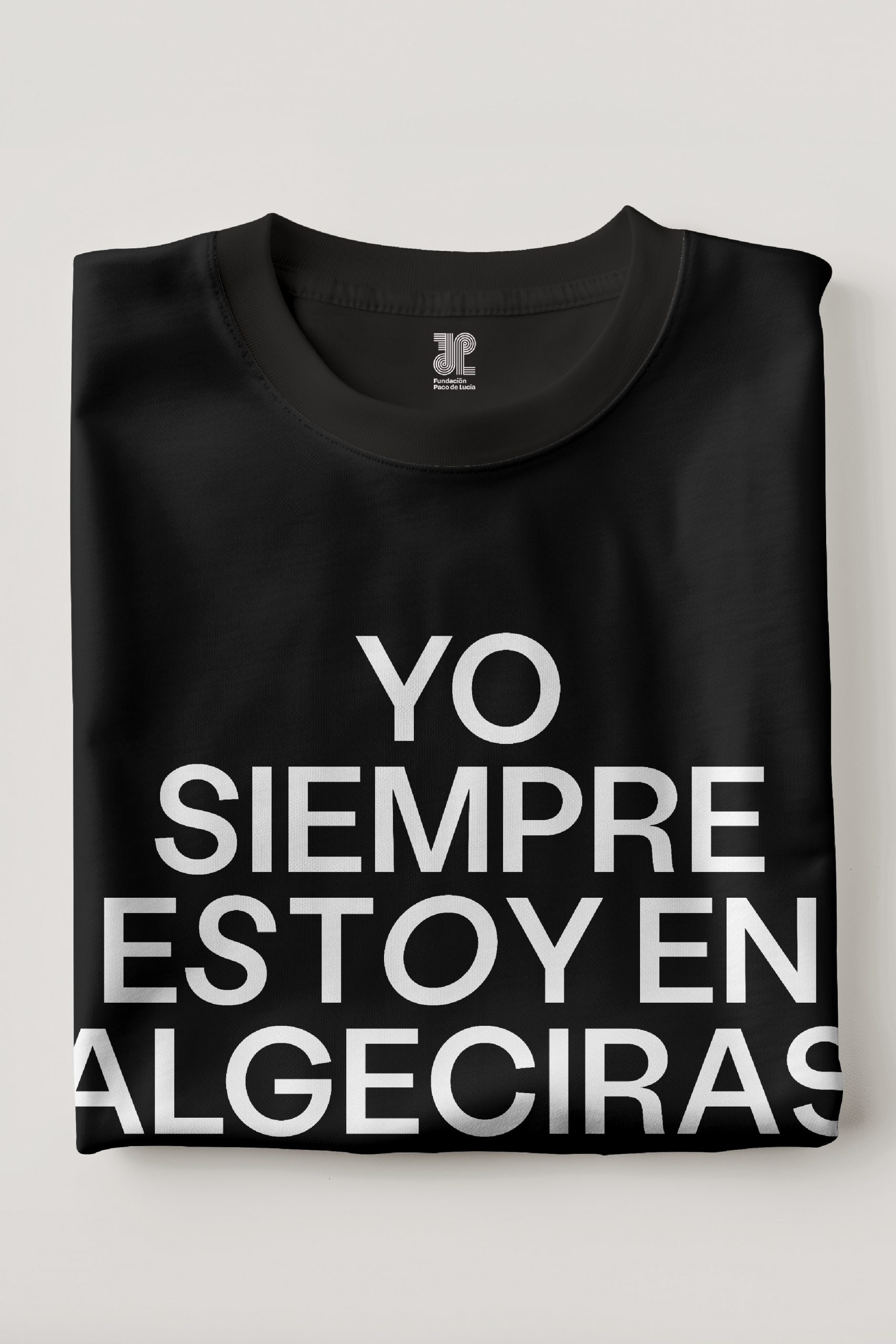 CAMISETA OVERSIZE ALGECIRAS NEGRA: imagen 1