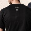 Camiseta oversize negra con la frase “Yo siempre estoy en Algeciras” en letras blancas