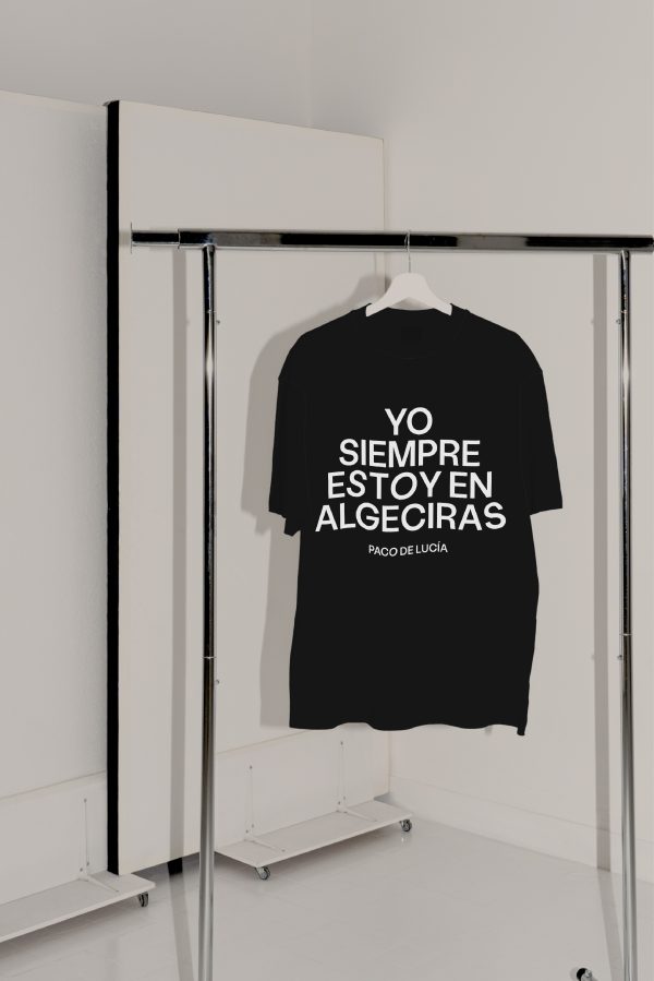 CAMISETA OVERSIZE ALGECIRAS NEGRA