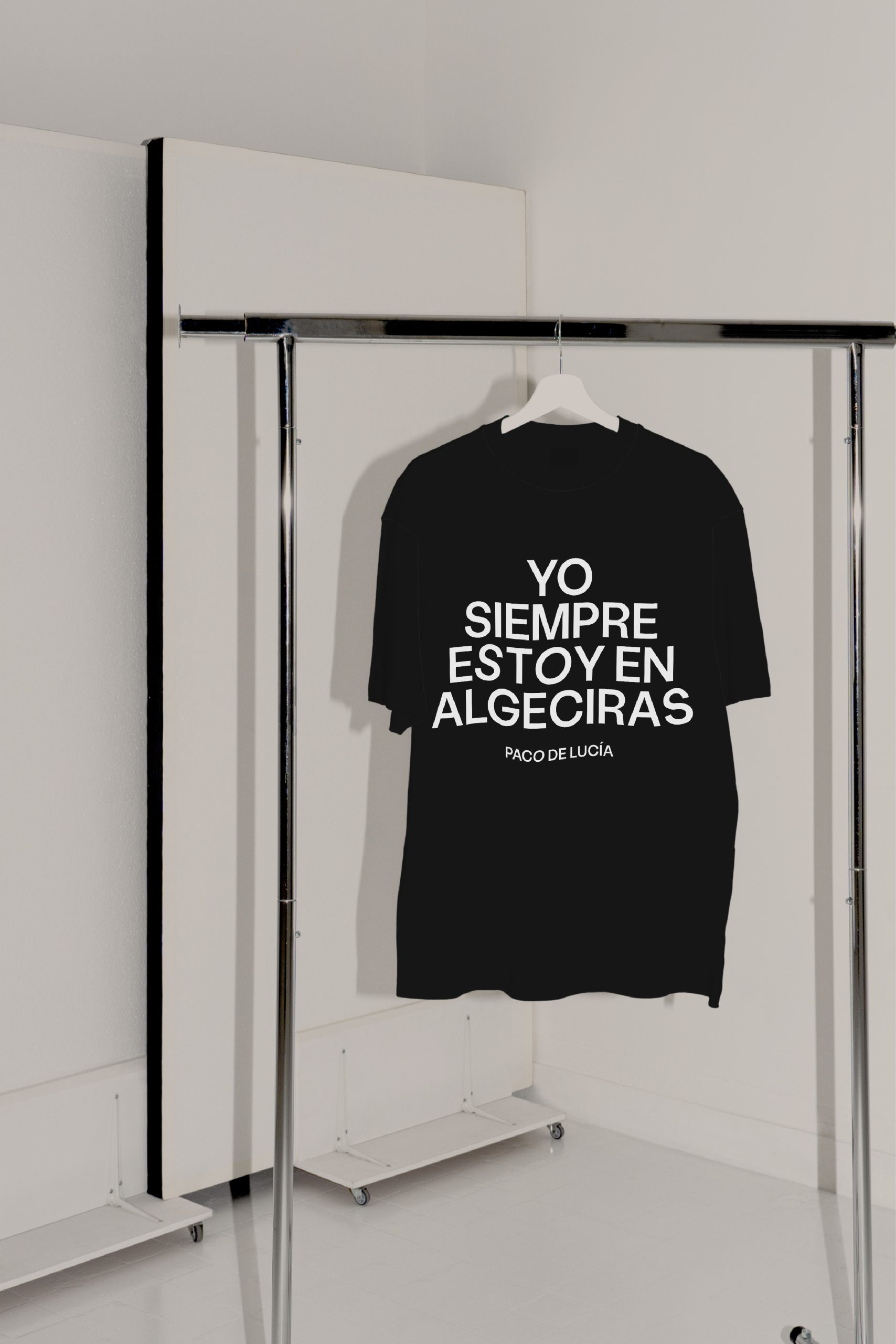 CAMISETA OVERSIZE ALGECIRAS NEGRA: imagen 4