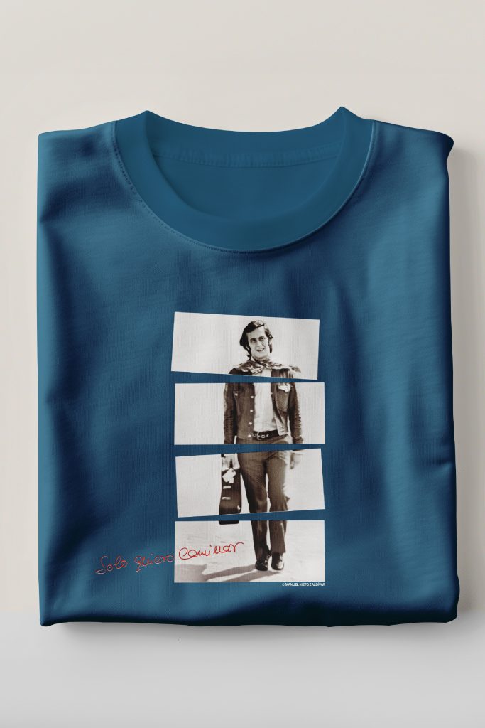 CAMISETA CAMINAR - Azul Petróleo