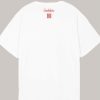 Parte trasera de la camiseta oversize blanca de Paco de Lucía, vista completa