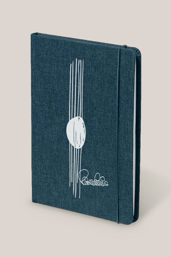 LIBRETA CUERDAS AZUL
