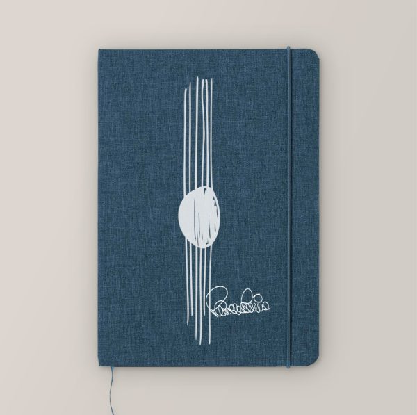 LIBRETA CUERDAS AZUL
