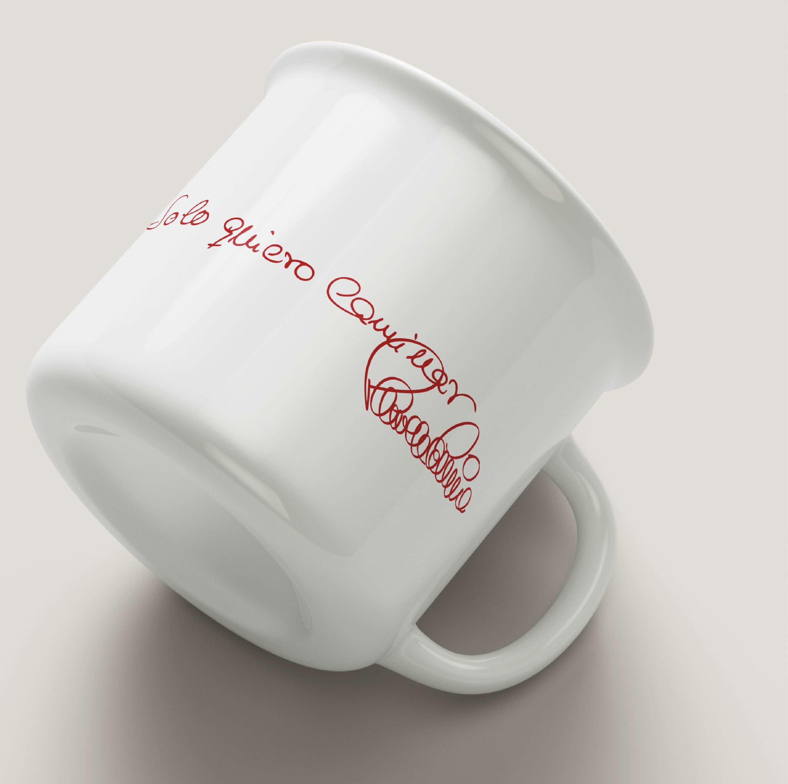 TAZA CAMINAR BLANCA: imagen 2